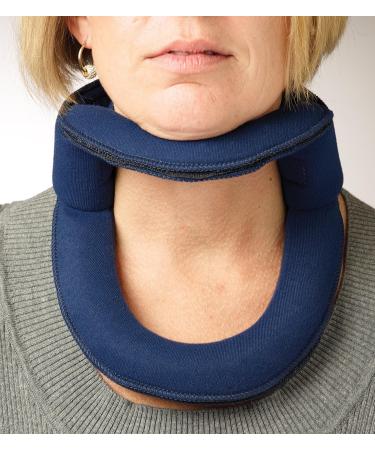 Rolyan Adjustable Cervical Collar - Large Soft Neck Brace for Neck Injuries | Wire Frame Bendable Design Fits 16-18 Necks | International Shipping Available - Buy Online on GoSupps.com