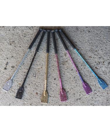 Intrepid International Sparkle Glitter Jump Bat Blue 18 - Premium Quality Equestrian Riding Crop - Buy Online on GoSupps.com