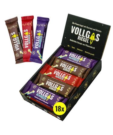 Full gas Mixed Box - Energy seal with min. 30mg caffeine - vegan organic gluten -free - slightly tolerated - sports scrap for cycling running hiking - before and during sport - Buy Online on GoSupps.com