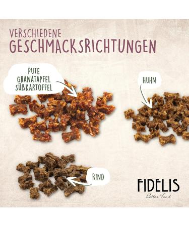 Buy Training Bones Turkey with Pomegranate & Sweet Potato - 1kg Bucket - Healthy Dog Treats | International Shipping Available - Buy Online on GoSupps.com