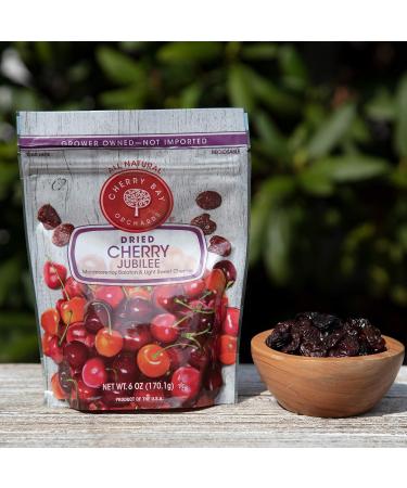 Cherry Bay Orchards Dried Cherry Mix - 12 Packs of 6oz | 100% Natural & Kosher | Montmorency Balaton & Sweet Cherries | Gluten-Free & GMO-Free - Buy Online on GoSupps.com