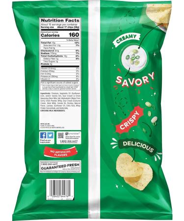 Lay's Sour Cream & Onion Potato Chips Party Size - 14.75 oz (418.1g), Pack of 1 - Buy Online on GoSupps.com
