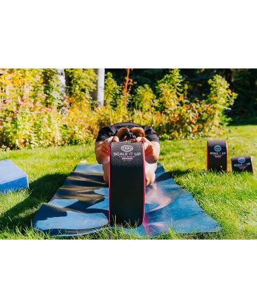 Scale It Up Yoga Wheel Set with Carrying Case - Back Pain Relief & Muscle Relaxation Roller Wheel for Balance, Flexibility, and Strength - Buy Online on GoSupps.com