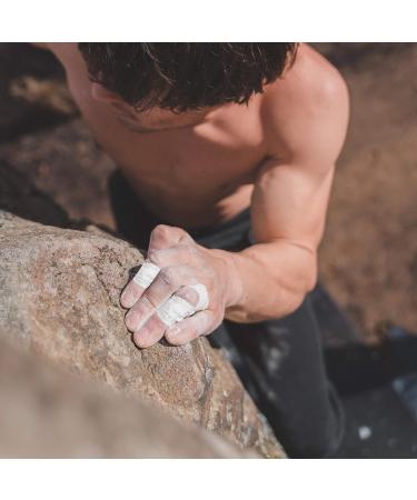 Amathings Climbing Tape - 3-4 Roll Sports Tape in Metal Box | 1.5cm Black Finger Tape for Climbing Bouldering Volleyball Martial Arts | Includes 4 White Rolls - Buy Online on GoSupps.com