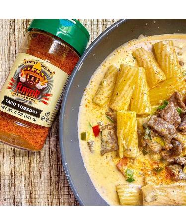 FlavorGod Taco Tuesday Seasoning - Zero Calories, Low Sodium, Carbs & Sugar - Gluten Free, No MSG, Paleo, Vegan, Dairy Free, Keto, Kosher - 5oz (1 Pack) - Buy Online on GoSupps.com
