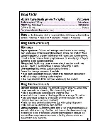 Pamprin Max Menstrual Pain Relief Caplets - 24 ct | Maximum Strength Formula - Buy Online on GoSupps.com