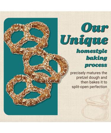 Extra Salt Splits Pretzels - Homestyle Baked, Certified OU Kosher, Non-GMO, No Artificial Flavor - 11 oz Bags (Pack of 12) - Buy Online on GoSupps.com