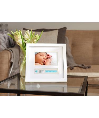 Pearhead Baby Hospital ID Bracelet Photo Frame - Newborn Keepsake for Expecting Parents (White) - Buy Online on GoSupps.com