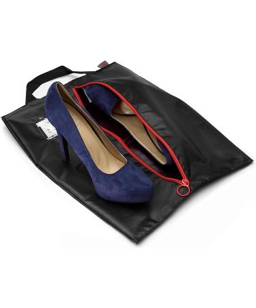 4-Pack Tuff Guy Travel Shoe Bags 16x12 - Water-Proof Ballistic Nylon, Heavy Duty Zipper - for Men and Women - Buy Online on GoSupps.com