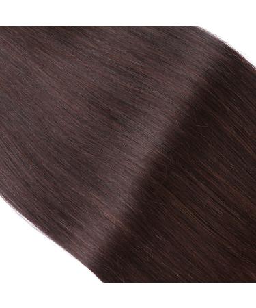 Buy #2 Dark Brown Tape In Hair Extensions - 40cm 100% Remy Real Hair - 10 Tresses (25g Each) | Tresse by Novon - Buy Online on GoSupps.com