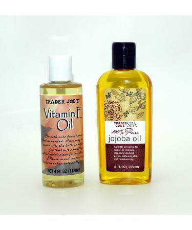 Natural Skin Care Oils - Jojoba Oil and Vitamin E Oil