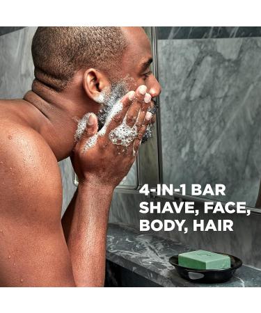 Dove Men+Care Natural Essential Oil Bar Soap 4 Count - Reinvigorating Lime + Avocado Oil | Hydrating 4-in-1 Soap for Men's Body, Hair, Face, and Shave 5oz - Buy Online on GoSupps.com