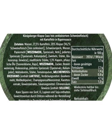 K nigsberger Klopse with Potatoes - Dreistern 400g | Authentic German Cuisine | International Shipping - Buy Online on GoSupps.com