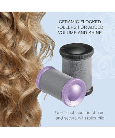 Conair Jumbo & Super Jumbo Ceramic Hot Rollers Set with Bonus Super Clips - 1.5 and 1.75 Rollers - Amazon Exclusive - Buy Online on GoSupps.com