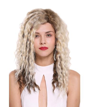 WIG ME UP - 803AD-12/613YS12 ladies wig side parting Afro curls curly Ombre Brown Platinum Blonde Mix