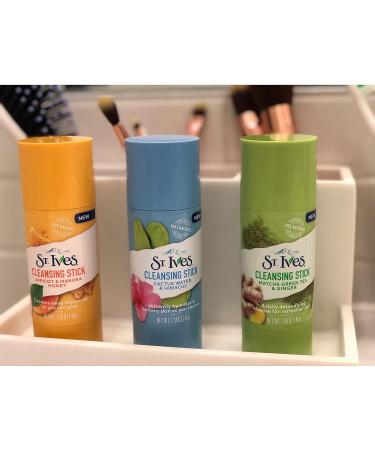 St. Ives Cleansing Stick - Apricot & Manuka Honey 1.6 oz | Nourishing Facial Cleanser for Radiant Skin - International Shipping Available - Buy Online on GoSupps.com