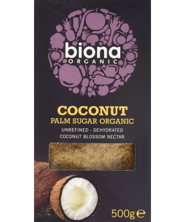 Biona Organic Coconut Palm Sugar 500 g 500 g (Pack of 1)
