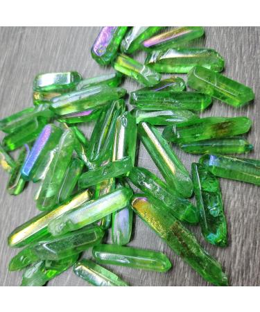 Stone Natural Quartz Colour Crystal Cluster Specimen Home Display Decoration Electroplated Stone Decor 100g Crystal Cluster (Color : Rojo) Red - Buy Online on GoSupps.com