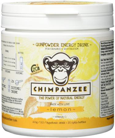 CHIMPANZEE Chimpanzee Gunpowder Energy Drink 600g Lemon (VE 1/price per can) Nutrition yellow standard size