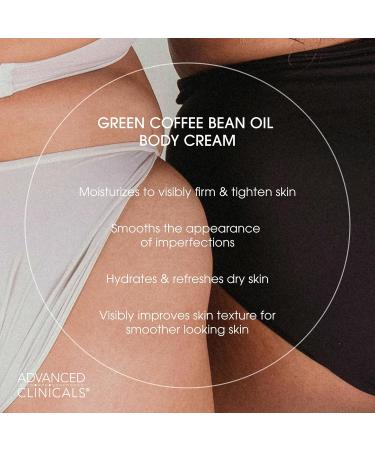 Advanced Clinicals Collagen + Peptides Firming Body Cream + Green Coffee Bean Firming Cream Set - Buy Online on GoSupps.com