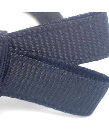 Topkids Accessories Hair Bobbles w/Grosgrain Hair Bows for Girls and Women Hair Ties Hair Elastics Hair Bands Hair Accessories for Girls Ponyo Hair Tie Ponytail Holders (Black) - Buy Online on GoSupps.com