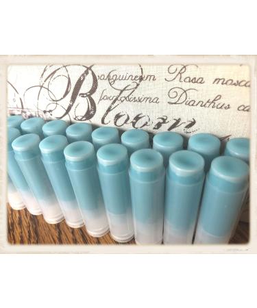 Buy 20 Wholesale Blueberry Flavored Blue Tinted Lip Balms - Handmade in the USA - Clear Tubes - International Shipping Available - Buy Online on GoSupps.com