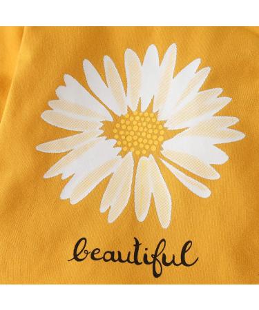 Koonde Baby Girl Outfit Set | 3-Piece Newborn to 24 Months Romper, Trouser & Headband | 0-3 Months | Yellow + Navy - Buy Online on GoSupps.com