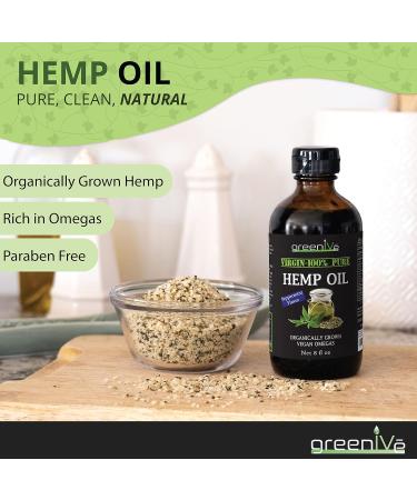GreenIVe Naturally Grown Peppermint Hemp Oil 224 000mg 100% Pure Cold Pressed Strong Results (8oz Peppermit) 8 Fl Oz (Pack of 1) - Buy Online on GoSupps.com