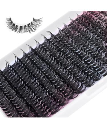 DIY Lash Clusters - 320pcs D Curl Individual Lashes for Natural Volume | wiwoseo - Buy Online on GoSupps.com
