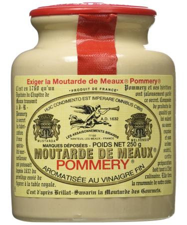 Pommery Meaux Mustard Stone Jar, 8.8-Ounce 8.81 Ounce (Pack of 1)