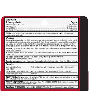 Orajel 4X Severe Pain Relief Cream 0.33oz | For Toothache & Gum Pain - Buy Online on GoSupps.com