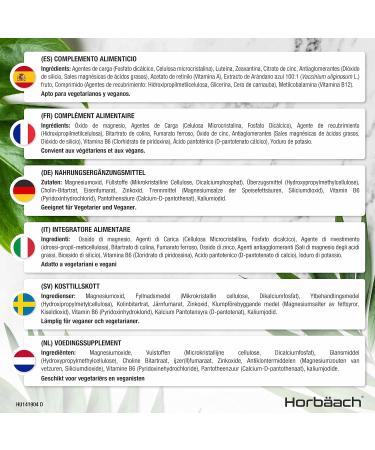 Nootropic Brain Supplements | 180 Vegan Capsules | Cognitive Complex Enhancer for Mental Performance, Focus & Energy - Horbaach - Buy Online on GoSupps.com
