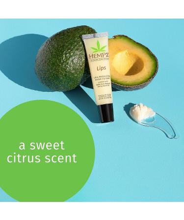 Hempz Herbal Lip Balm - Ultra Moisturizing Treatment for Dry Cracked Lips - 100% Pure Hemp Seed Oil - .44 oz - Buy Online on GoSupps.com