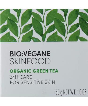 BIO:VEGANE SKINFOOD Organic Green Tea 24 Hour Care - Best Moisturizer for Sensitive Skin - 1.8 oz (50ml) - International Shipping Available - Buy Online on GoSupps.com