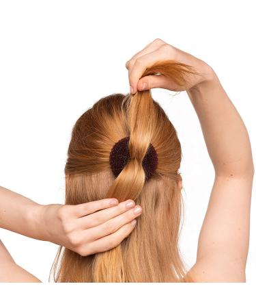 Kitsch Mini Bun Form  Hair Bun Maker  Hair Donut for the Perfect Bun  Bun Hair Maker  Back to School  Magic Ballet Bun Maker for Girls  Donut Bun Maker for Hair  Sock Bun for Hair  Bun Donut (Brown) Mini Brown - Buy Online on GoSupps.com