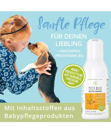 Puppy Shampoo Sensitive | pH-Neutral 100% Natural & Perfume-Free for Dandruff & Itching | Long & Short Hair | 100ml - Best Dog Shampoo for Puppies - Buy Online on GoSupps.com