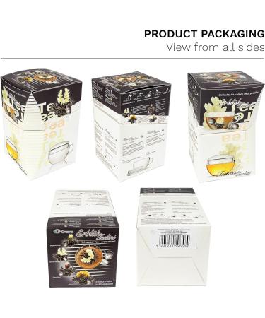 Creano Blooming Tea in Cupsize Flowering Tea Gift Set with 200 ml Glass Tea Cup and 8 Tea Flowers - Black Tea - Buy Online on GoSupps.com