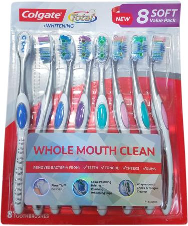 Colgate Total Manual Toothbrush (8 Count) 8 Count
