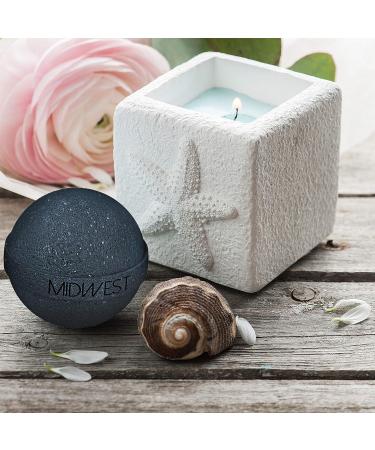 Dead Sea Black Mud Luxury Bath Bombs - Set of 10 - Extra Large 4.5oz - Buy Online on GoSupps.com