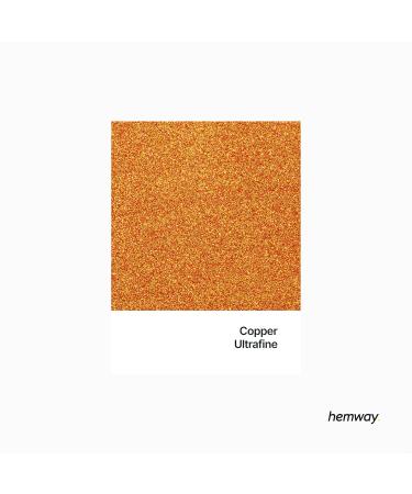 Hemway Eco-Friendly Biodegradable Glitter 100g - Vegan Sparkle for Face Eyes Body Hair & Nails - Copper - Festival Makeup Safe - Buy Online on GoSupps.com