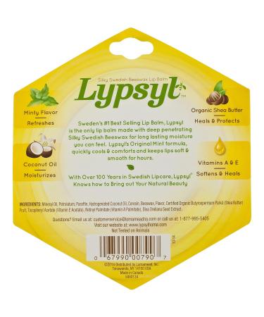 Lypsyl Intense Protection Original Mint Lip Balm 0.10 oz (3-Pack) Mint 1 Count (Pack of 3) - Buy Online on GoSupps.com