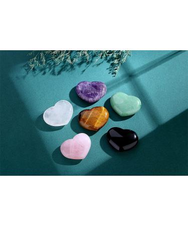 Rose Quartz Heart Crystal 45mm - Natural Reiki Healing Stone for Anxiety Relief, Meditation, and Energy Balancing - Buy Online on GoSupps.com
