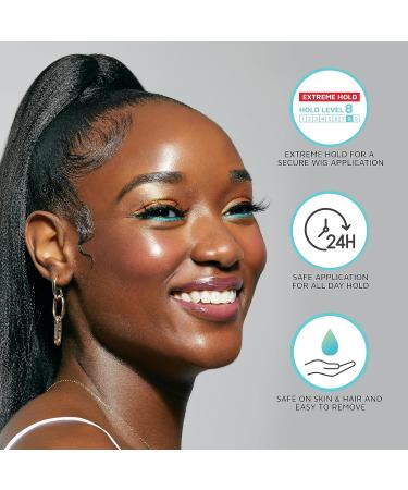 KISS Colors & Care Lace Bond Adhesive Spray Extreme Hold 11.1 oz. - Adhesive for Lace Frontals Sweat Proof Water-Resistant Fast Drying Efficient Nozzle Convenient Super Secure for All Day - Buy Online on GoSupps.com