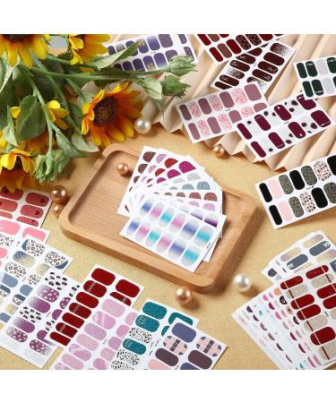 Chic Style Nail Polish Strips - 680 Pieces Full Wraps Nail Stickers for Women & Girls - Self-Adhesive Decals with Nail Files - DIY Nail Decoration - Buy Online on GoSupps.com