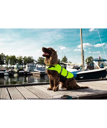 Nobby Dog Swimming Aid - Neon Yellow XL for Dogs 45 cm | Safe & Durable Floatation Vest - Buy Online on GoSupps.com