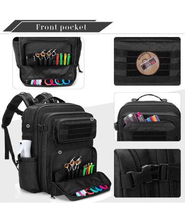 BAFASO Travel Barber Case - Stylish Black Barber Bag for Styling Tools - Buy Online on GoSupps.com