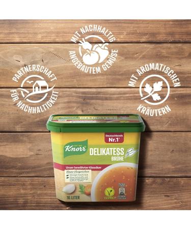 Knorr Delicatessen Vegan Vegetable Broth - Spicy Flavor | 6x329g Pack | 16L - Buy Online on GoSupps.com