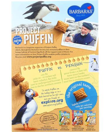 Barbaras Bakery Cereal Puffins Original - 10 oz | Healthy Breakfast Cereal - Buy Online on GoSupps.com