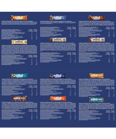 Nakd Salted Caramel Fruit & Nut Bars - Healthy Vegan Snacks | Gluten Wheat & Dairy-Free | 72 Count - Buy Online on GoSupps.com