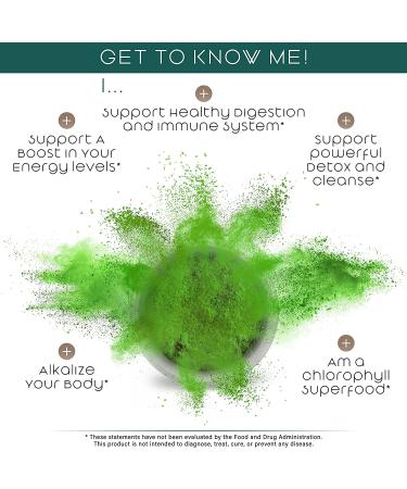 Organic Utah Grown Barley Grass Juice Powder - Raw Extract for Detox - 8 oz EverRaw Standard BioActive Dehydration - Buy Online on GoSupps.com